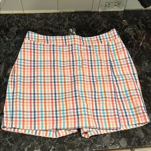 Talbots Multicolor Plaid Shorts